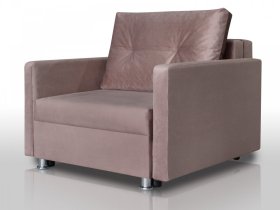 Кресло-кровать Реал 80 с подлокотниками коричневый в Тарко-Сале - tarko-sale.mebel-tymen.ru | фото