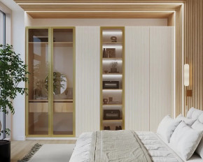 Шкаф 3000 Тальк Вельвет в Тарко-Сале - tarko-sale.mebel-tymen.ru | фото