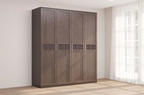 Шкаф 4-х створчатый Кэт-4 Венге Диал в Тарко-Сале - tarko-sale.mebel-tymen.ru | фото