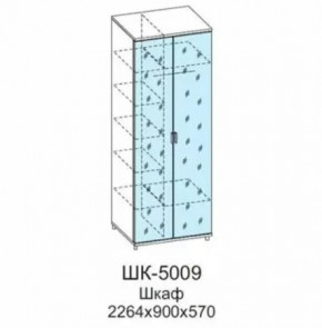 Шкаф для одежды и белья ШК-5009 Грейс в Тарко-Сале - tarko-sale.mebel-tymen.ru | фото