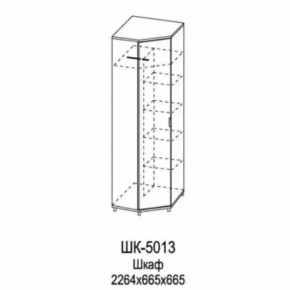 Шкаф для одежды и белья ШК-5013 Грейс в Тарко-Сале - tarko-sale.mebel-tymen.ru | фото