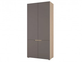 Шкаф двухстворчатый Анталия Сонома-Графит софт в Тарко-Сале - tarko-sale.mebel-tymen.ru | фото