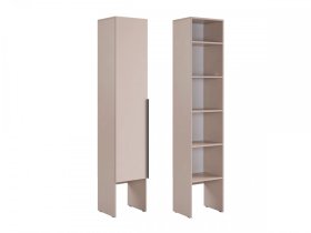 Шкаф однодверный L400 Баско кашемир в Тарко-Сале - tarko-sale.mebel-tymen.ru | фото