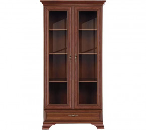 Шкаф-витрина Kentaki S320-REG2W1S Каштан в Тарко-Сале - tarko-sale.mebel-tymen.ru | фото