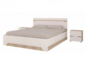 Спальный гарнитур Анталия Сонома-Белый софт в Тарко-Сале - tarko-sale.mebel-tymen.ru | фото