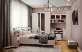 Спальный гарнитур Sherlock в Тарко-Сале - tarko-sale.mebel-tymen.ru | фото
