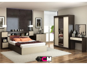 Спальня Басса Венге/Дуб белфорт в Тарко-Сале - tarko-sale.mebel-tymen.ru | фото