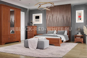 Спальня Kentaki каштан в Тарко-Сале - tarko-sale.mebel-tymen.ru | фото