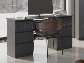 Стол 6 ящиков Челси Графит в Тарко-Сале - tarko-sale.mebel-tymen.ru | фото