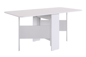 Стол-книжка раскладной Мечта 2 (белое дерево/белое дерево) в Тарко-Сале - tarko-sale.mebel-tymen.ru | фото