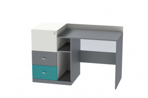 Стол письменный Клео Ст-1, 1300 мм, графит, миндаль, океан Диал в Тарко-Сале - tarko-sale.mebel-tymen.ru | фото