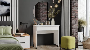 Стол  с зеркалом  «Diamond» тип 2 Белый Ясень в Тарко-Сале - tarko-sale.mebel-tymen.ru | фото