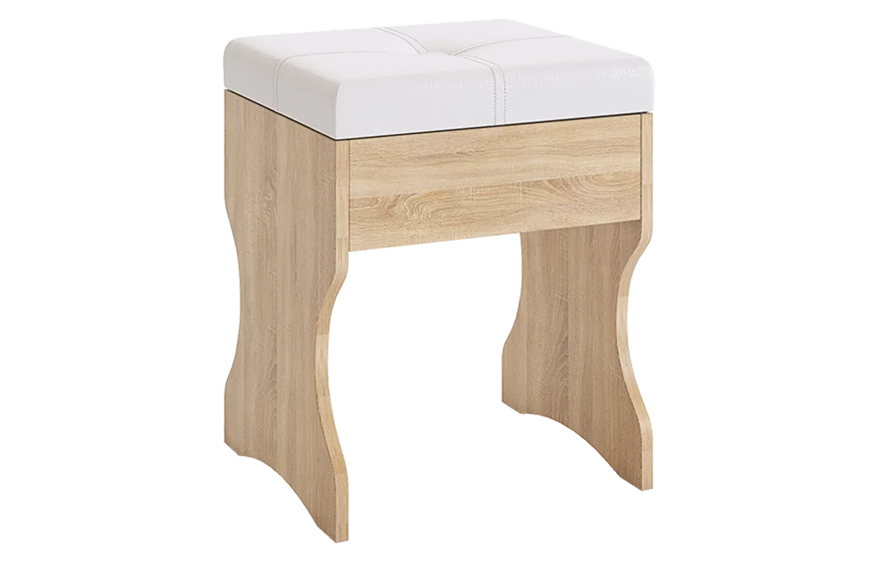 Пуф Виктория-1 дуб сонома в Тарко-Сале - tarko-sale.mebel-tymen.ru | фото